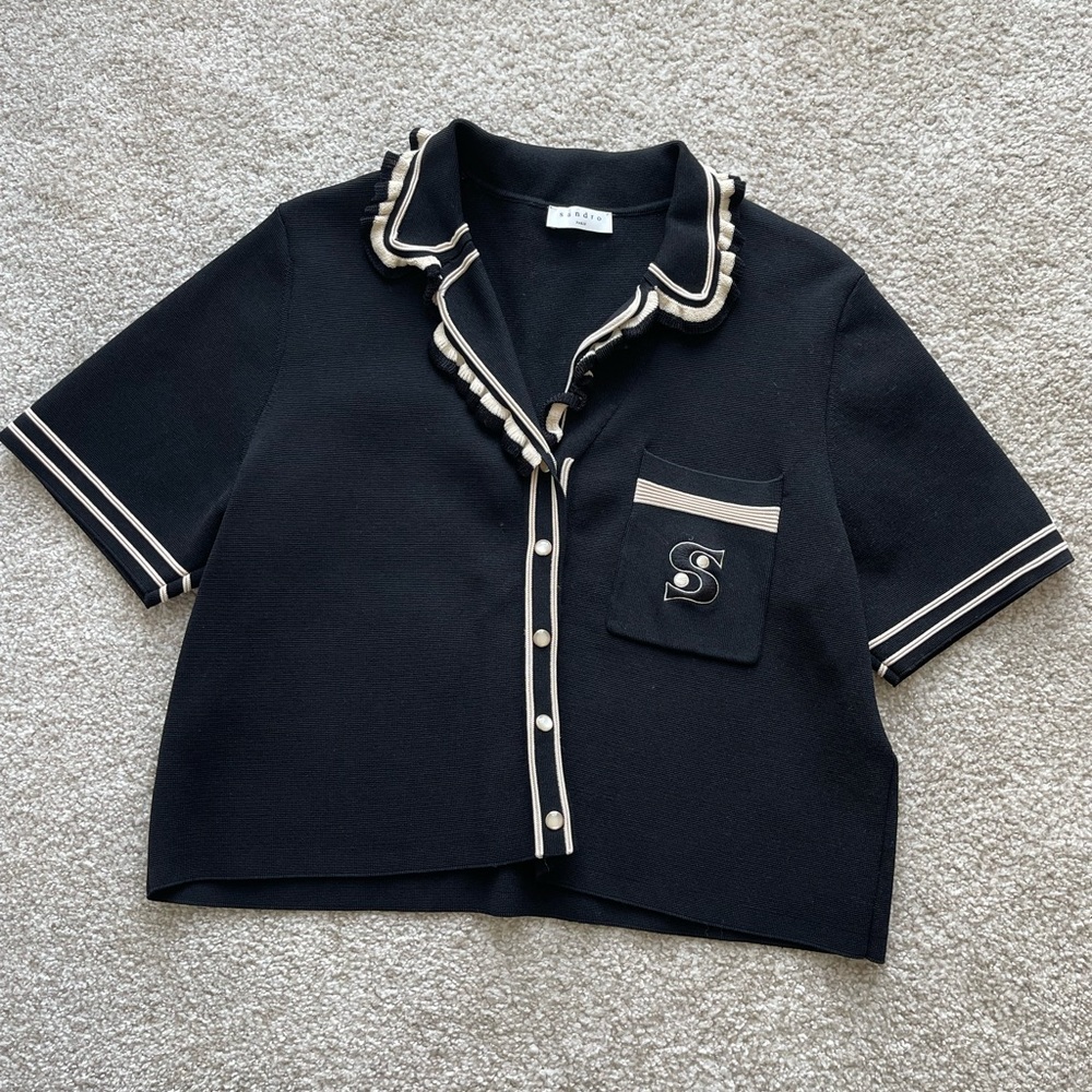 SANDRO knit top